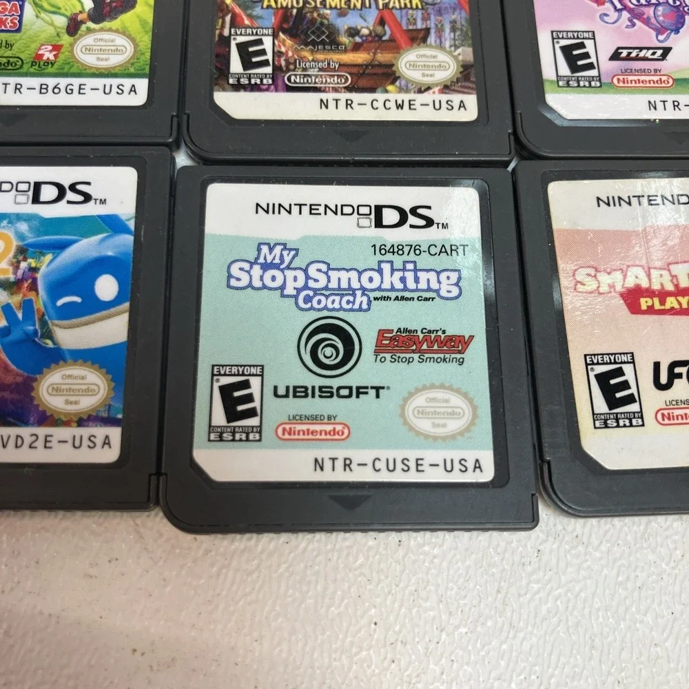 Lot of‎ 6 Nintendo DS Games Tested and Working (Cartridges Only)